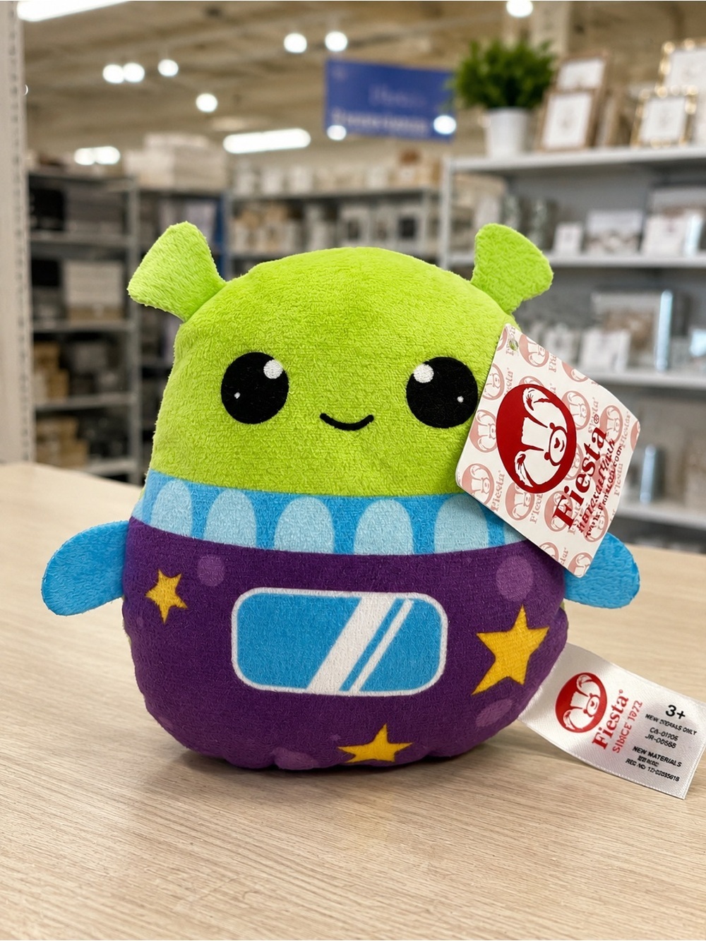 Fiesta Green Alien Astronaut Plush NWT Space Stuffed Animal
